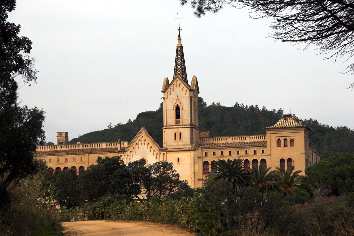 Imatge del santuari de Sant Pere del Bosc de Lloret de Mar