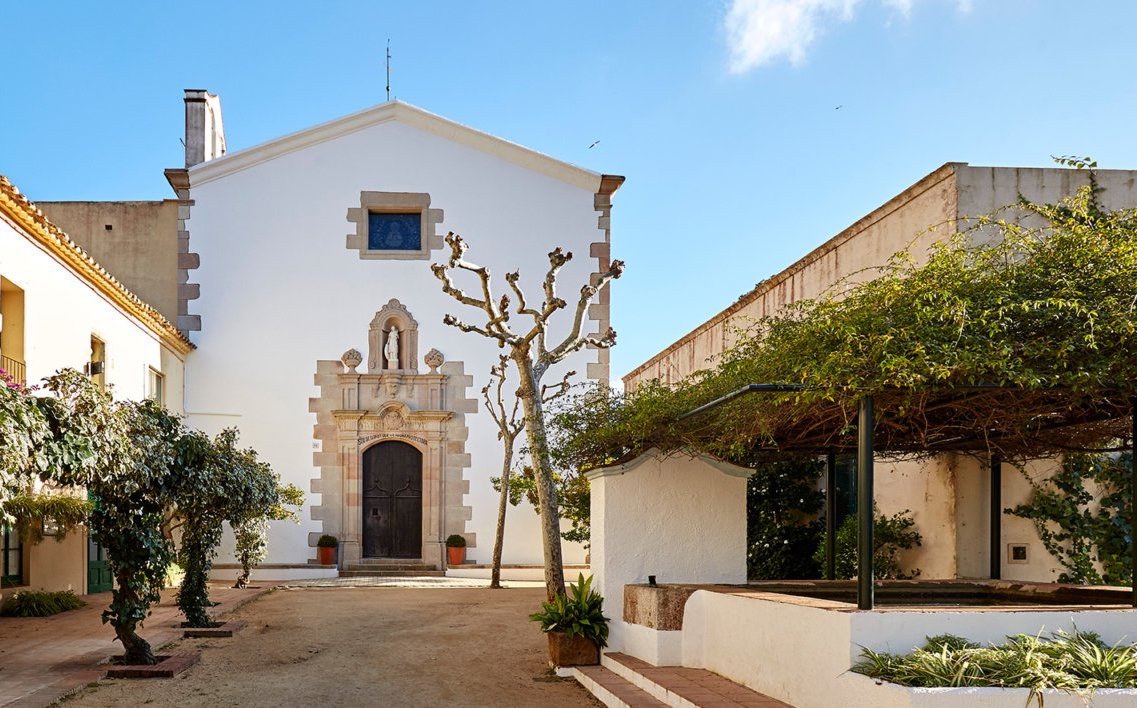 Imatge de l'ermita de Santa Cristina a Lloret de Mar