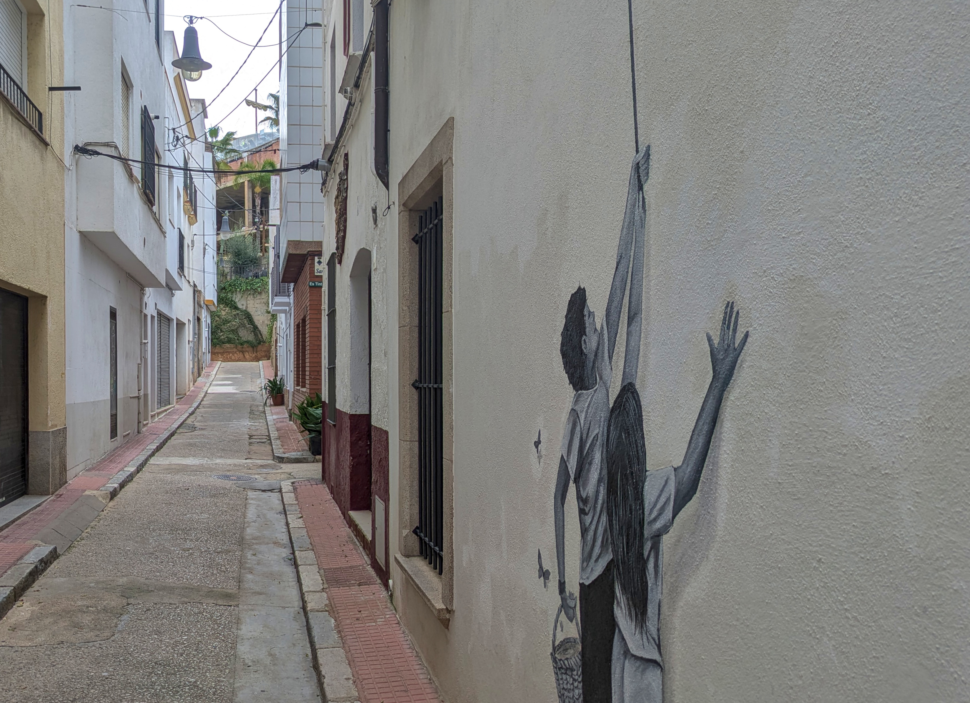 Imatge de la zona del carrer Venècia a Lloret de Mar